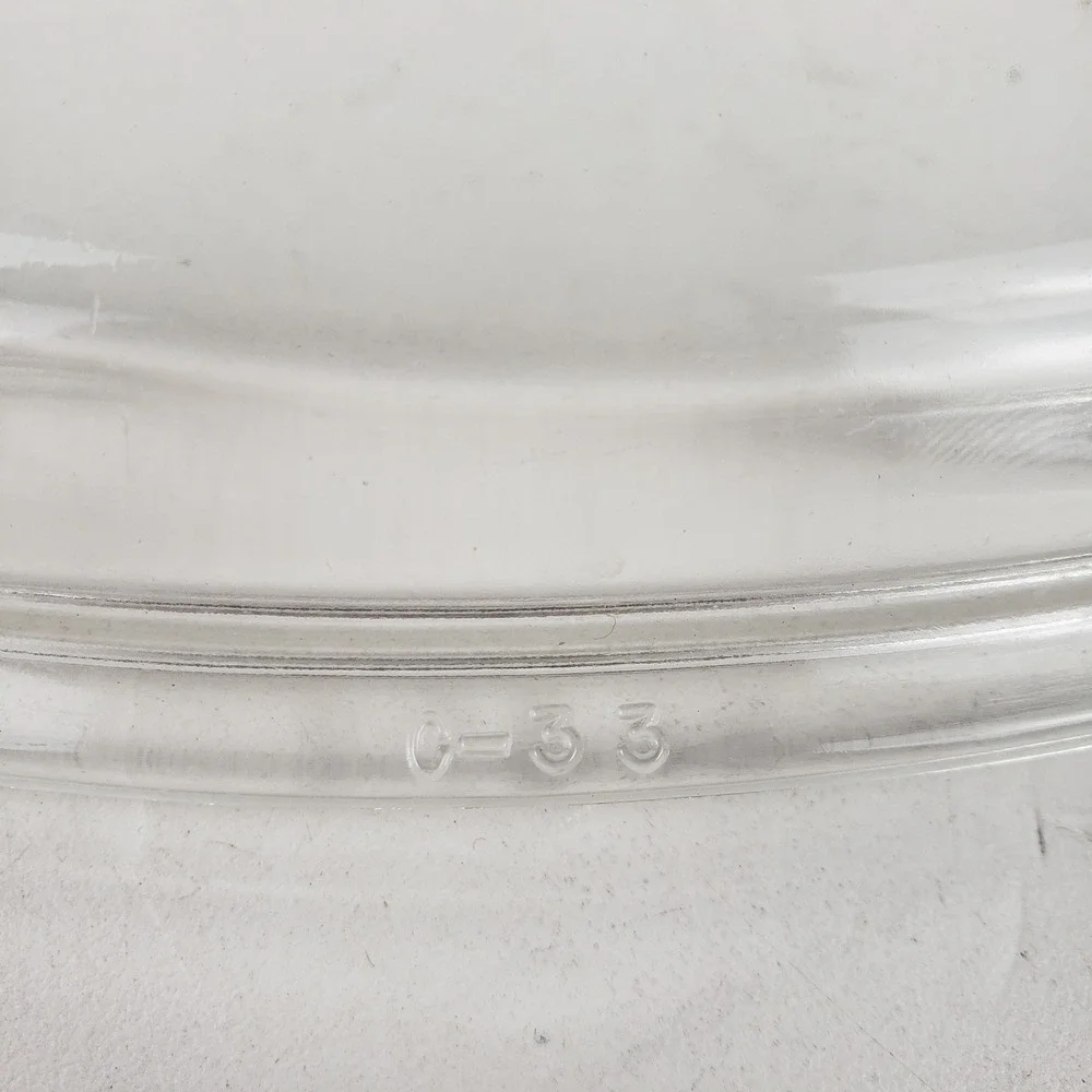 Pyrex clear glass